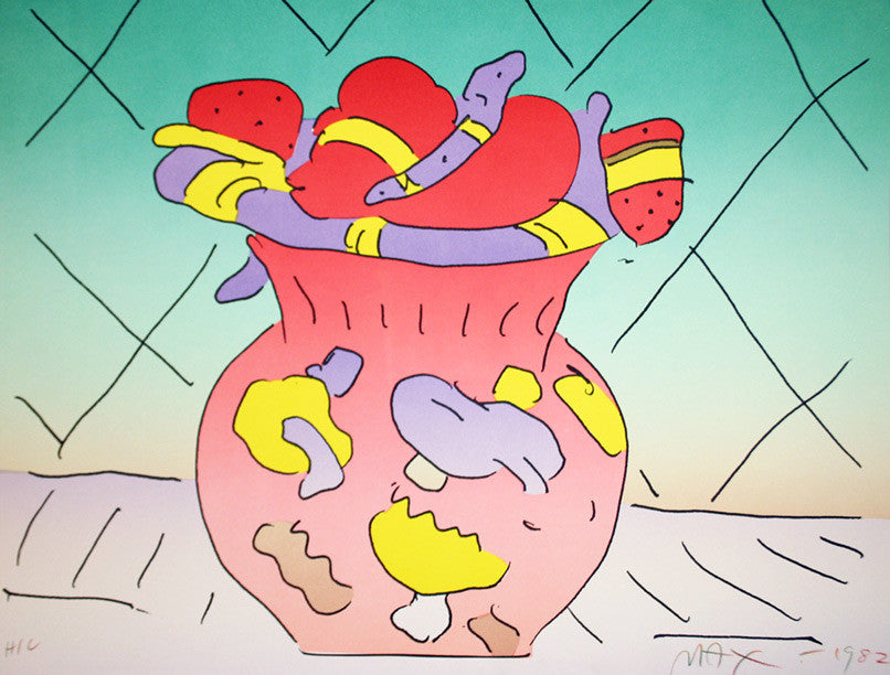 Red Vace by Peter Max
