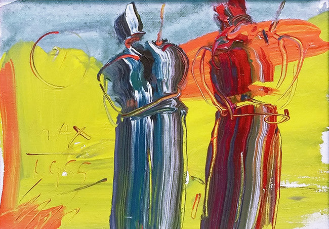 Sage (1989) by Peter Max, 1989 acrylic on canvas