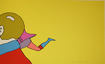Splitting by Peter Max, 1971 screenprint on Arches paper
