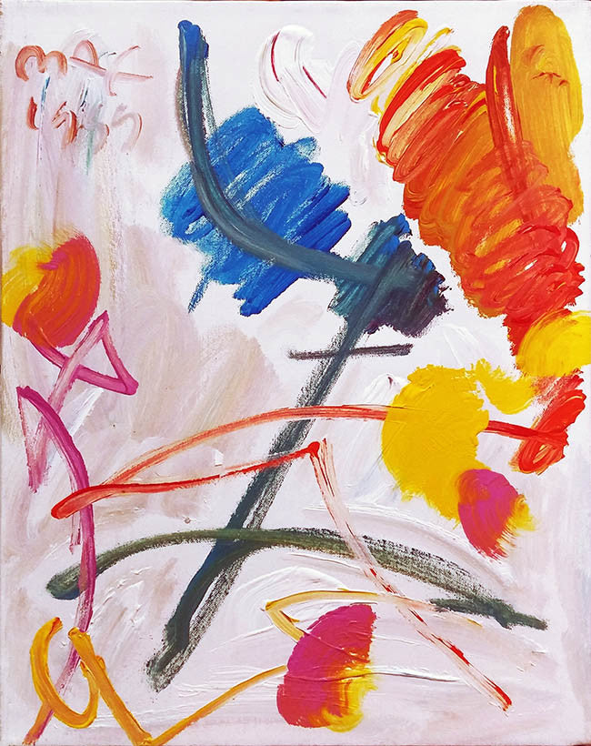 Spring (Abstract) by Peter Max, 1999 acrylic on canvas