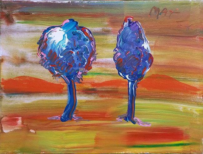 Sunset III by Peter Max, 1988 acrylic on canvas