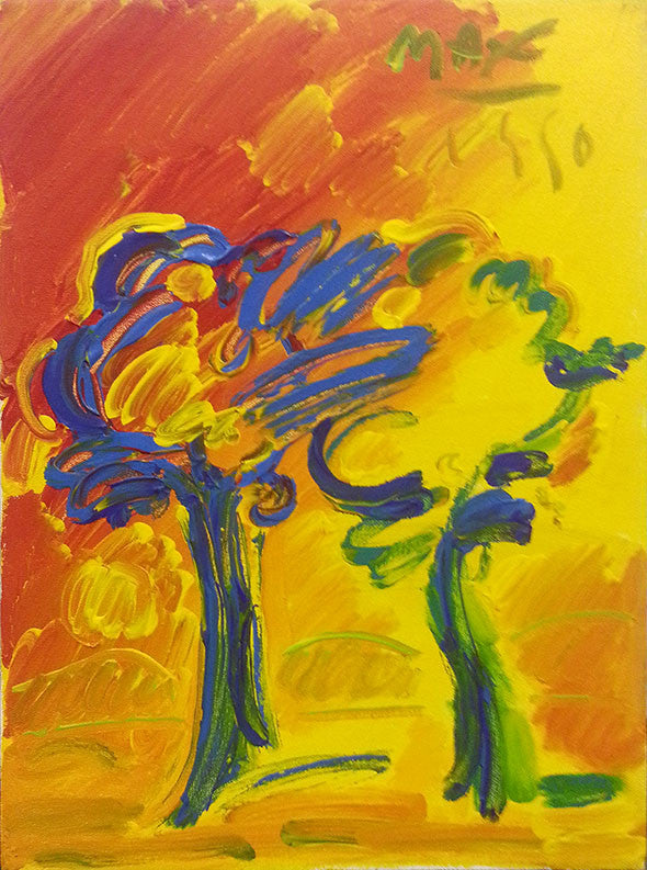 Sunset I by Peter Max, 1990 acrylic on canvas