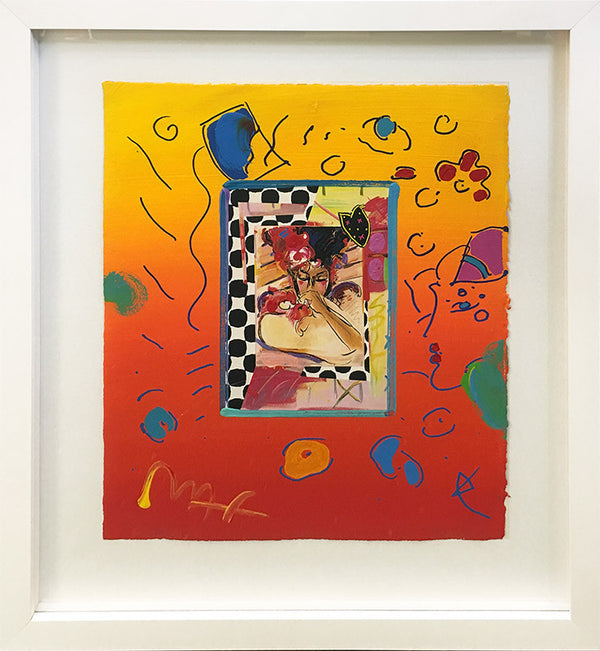 SUZIN (OVERPAINT) BY PETER MAX