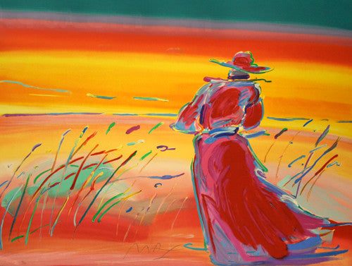 WALKING IN REEDS I BY PETER MAX