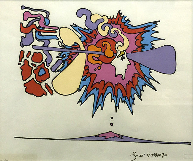 WINTER SUNSHINE (1970'S) BY PETER MAX