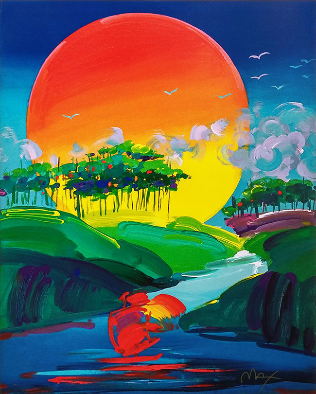 Without Borders I by Peter Max, 1991 serigraph