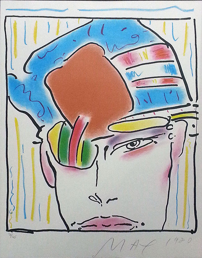 Zero's Friend by Peter Max, 1980 lithograph