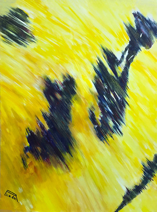 Happiness by Rodrigo Picado, 2011 oil on canvas