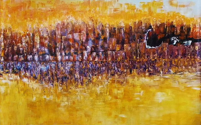 Jerusalem by Rodrigo Picado, oil on canvas