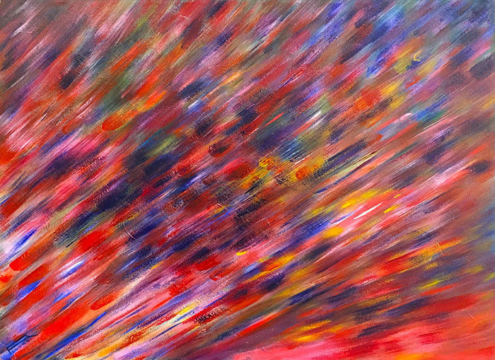 Parade of Colors by Rodrigo Picado, 2011 oil on canvas