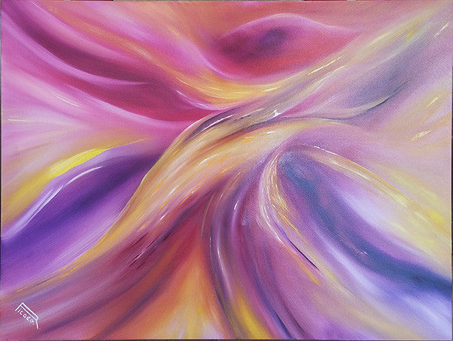 Pink Horizon by Rodrigo Picado, 2016 oil on canvas