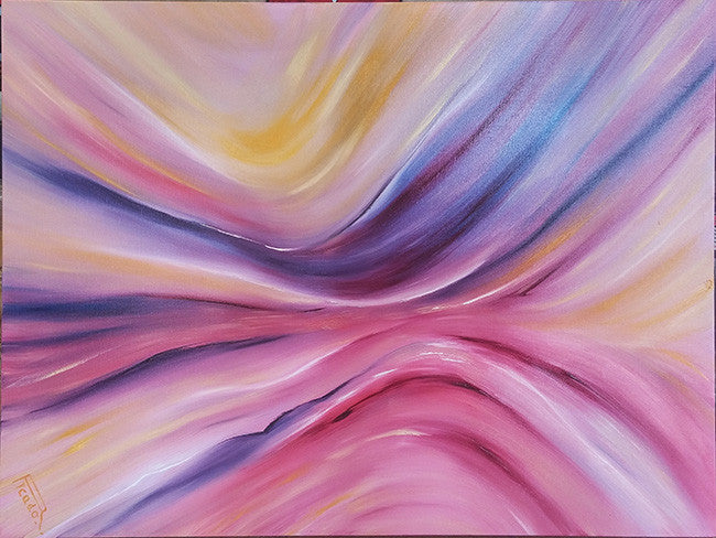 Pink Sunset by Rodrigo Picado, 2016 oil on canvas