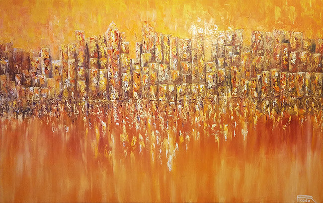 Reflection by Rodrigo Picado, 2016 acrylic on canvas