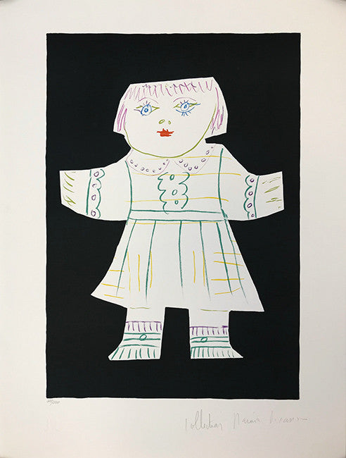 Une Poupee Decoupee by Marina Picasso, 1979 lithograph