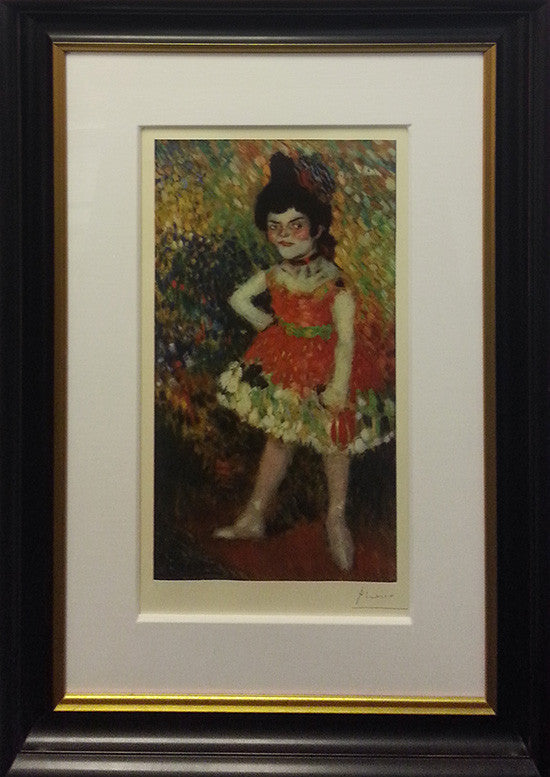 La Danseuse Naime from Barcelona Suite) by Pablo Picasso, 1966 offset lithograph on Arches