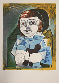 Paloma En Bleu by Marina Picasso, 1952 lithograph