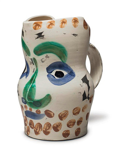 Visage Aux Points by Pablo Picasso, 1969 ceramic