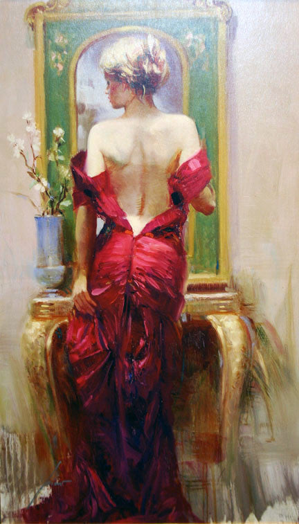 Elegant Seduction by Pino, giclee, on canvas