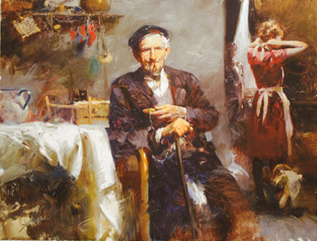Fleeting Moments by Pino, 2005 giclee, on canvas