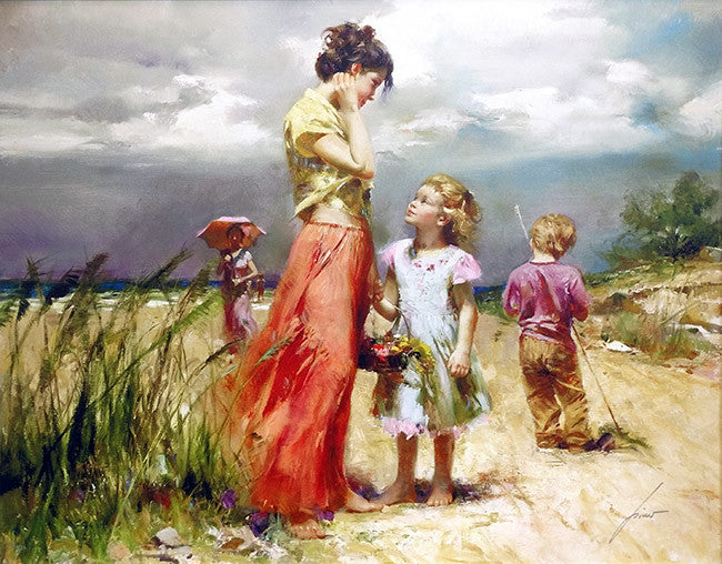Remember When by Pino, giclee on canvas