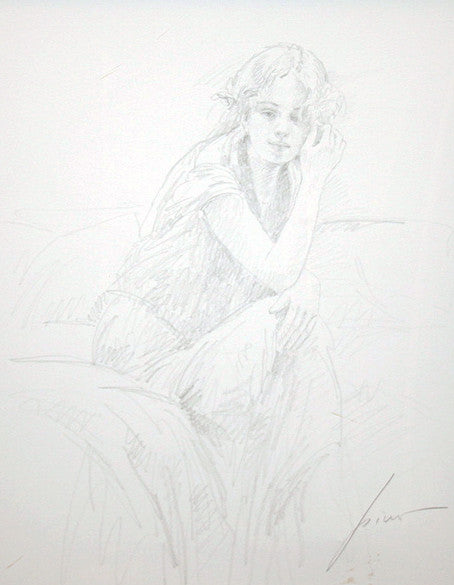 SILENT CONTEMPLATION (DRAWING) BY PINO
