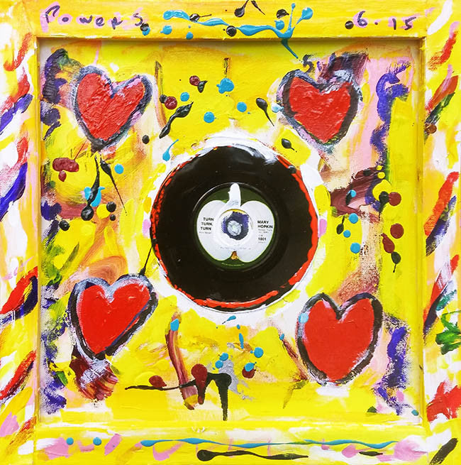 Juke Box #1 by Jerry Powers by Artists Misc., 2015 mixed media on canvas — detail 2