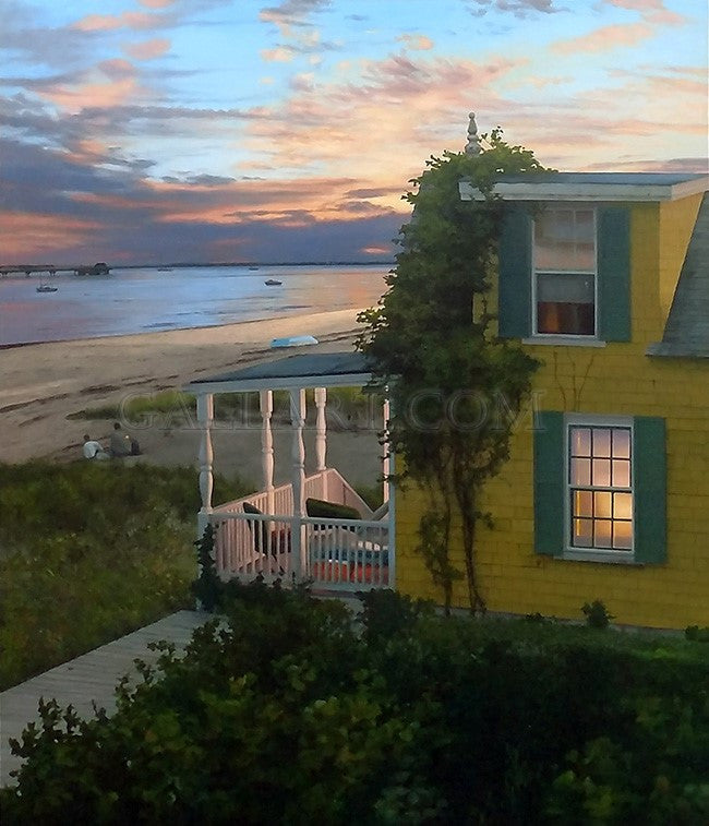 Sunset at the Beach by Scott Prior, 2015 oil on linen