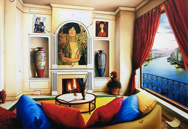 A View from My Room by Orlando Quevedo, giclee on canvas
