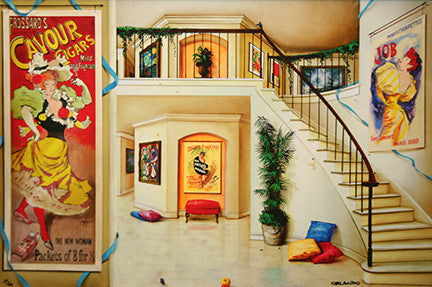 Day of Love II by Orlando Quevedo, giclee, on canvas