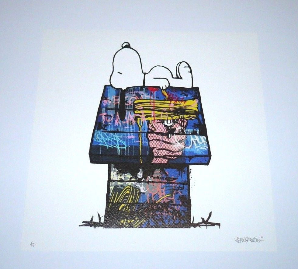 Hard Times #14 by Kenny Random, 2017 giclee