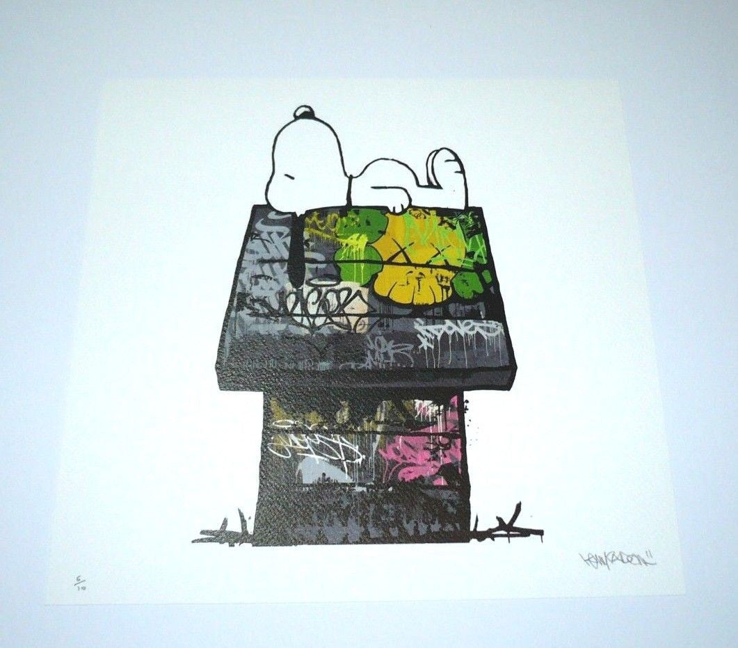 Hard Times #17 by Kenny Random, 2017 giclee