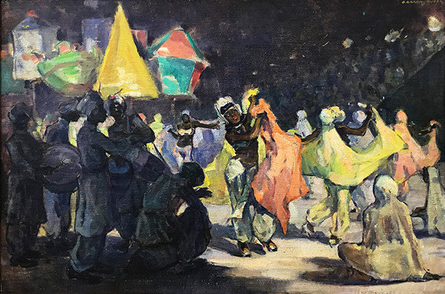 Danza De La Sultana by Oscar Garcia-rivera, 1940 oil on canvas