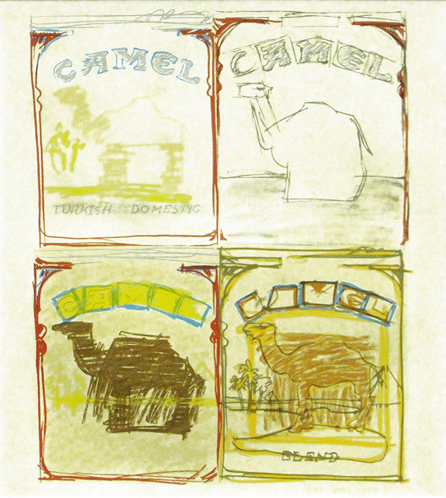 Camel Quartet by Larry Rivers, 1978 color lithograph & screenprint