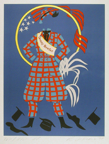 The Jenny Reefer by Robert Indiana, 1977 lithograph on Arches paper