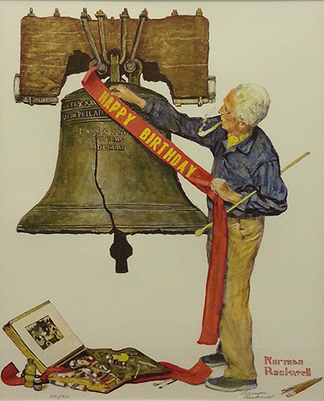 Celebration by Norman Rockwell, 1976 lithograph