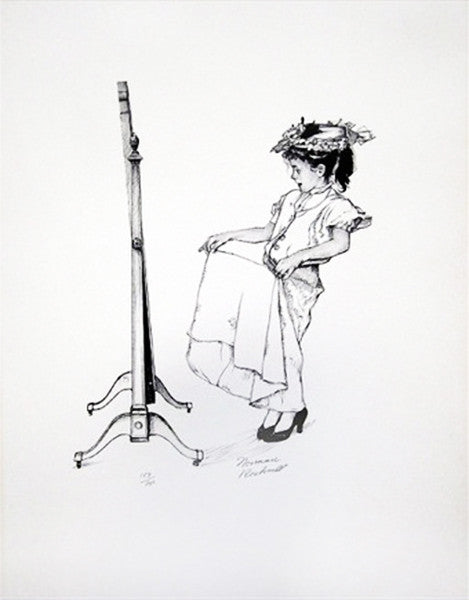 Dressing Up by Norman Rockwell, 1973 lithograph