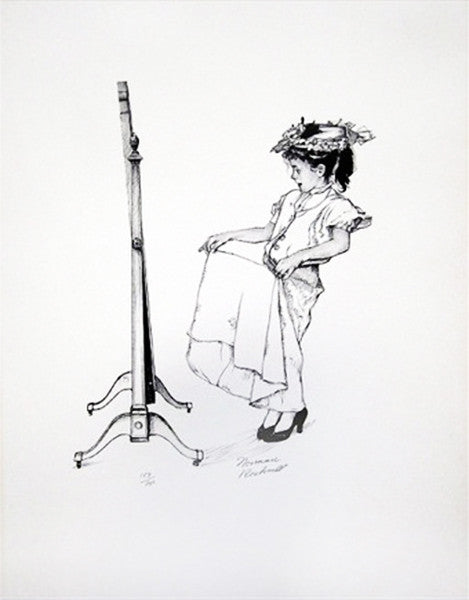 DRESSING UP BY NORMAN ROCKWELL