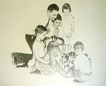 PUPPIES BY NORMAN ROCKWELL