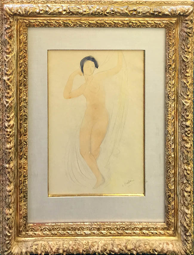 Unknown Title by Auguste Rodin by Artists Misc., watercolor on paper