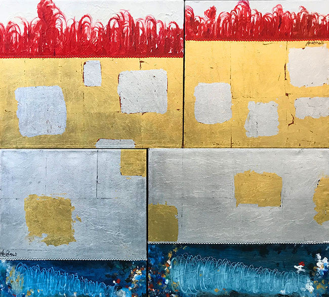 Untitled by Lorena Romano by Artists Misc., 2017 mixed media on canvas