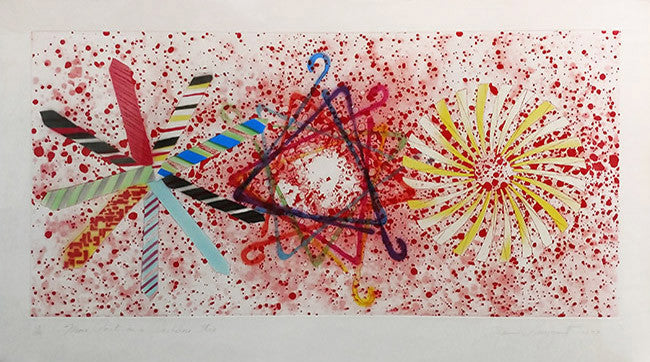 More Points on a Bachelor's Tie by James Rosenquist, 1977 etching & aquatint