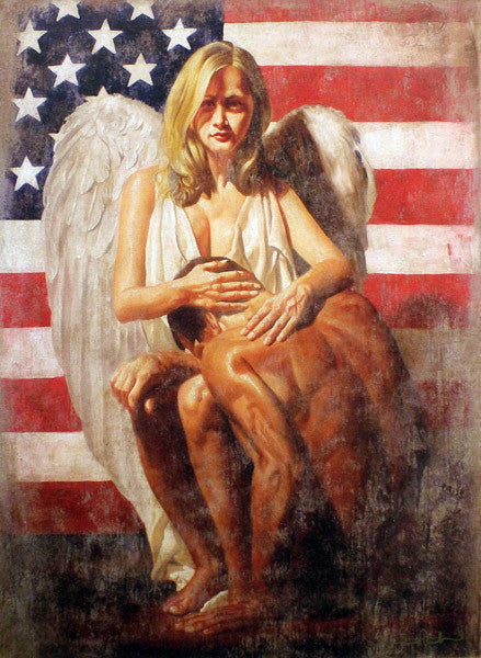 In Fide by Tomasz Rut, giclee on canvas