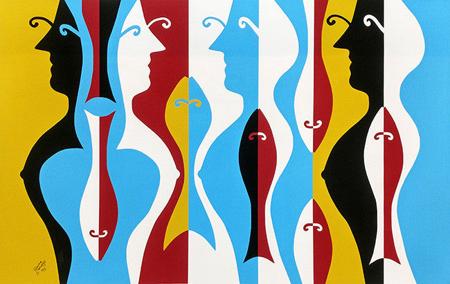 Four Sisters by Edwina Sandys by Artists Misc., giclee on canvas