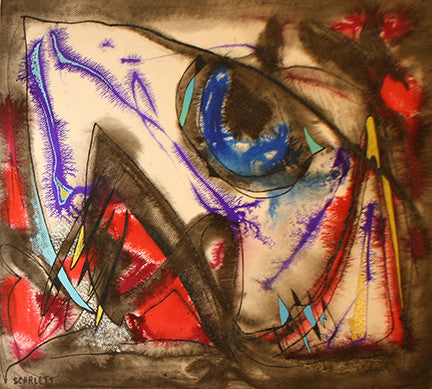 Bang-up by Rolph Scarlett, mixed media on paper