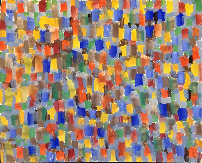 Continuum by Rolph Scarlett, gouache on paper
