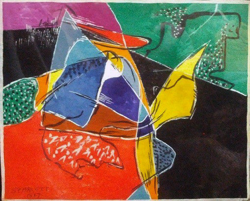 Motley by Rolph Scarlett, 1947 gouache on paper