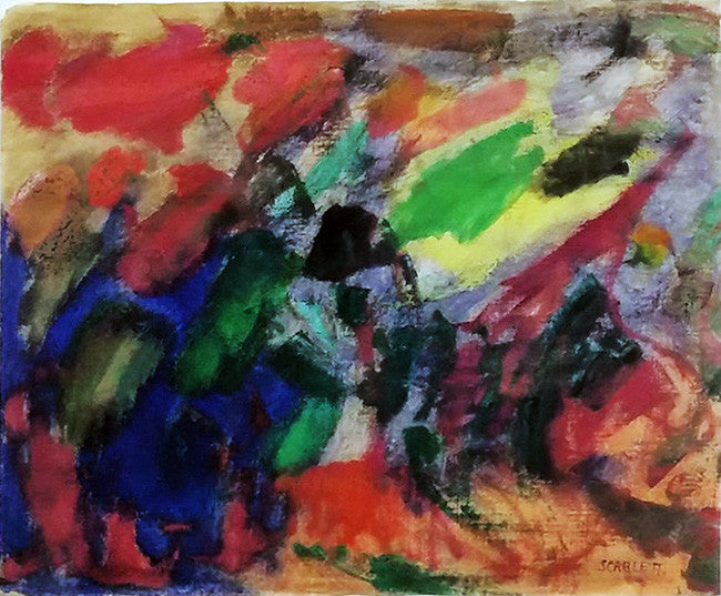Radiance by Rolph Scarlett, gouache on paper