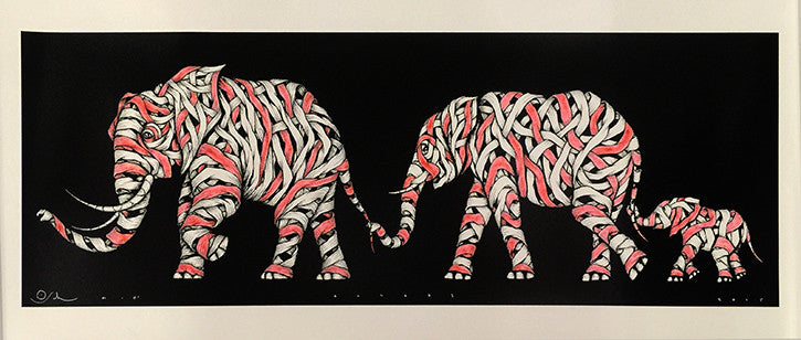 Family Ties I by Otto Schade by Artists Misc., color silkscreen print