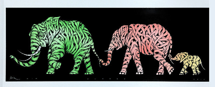 Family Ties by Otto Schade by Artists Misc., color silkscreen print
