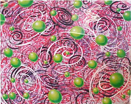 Spaceballs by Kenny Scharf, 1988 serigraph